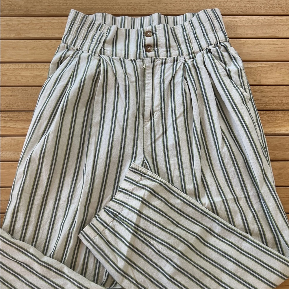 Urban Outfitters Striped Pants in Blue/off white and Green size S-P